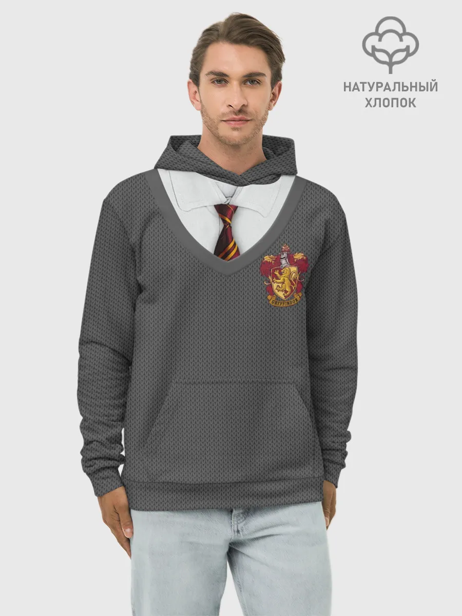 Худи мужской база хлопок / Форма Гриффиндора