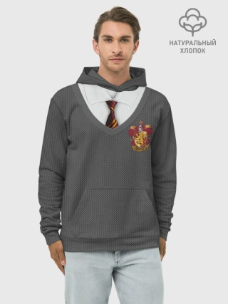 Худи мужской база хлопок / Форма Гриффиндора