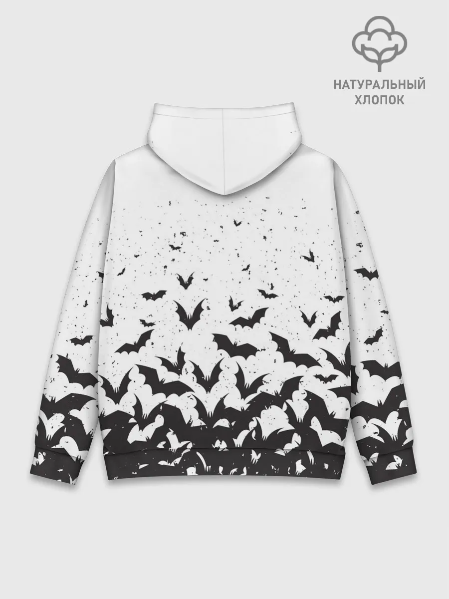 Худи мужской база хлопок / Летучие мыши