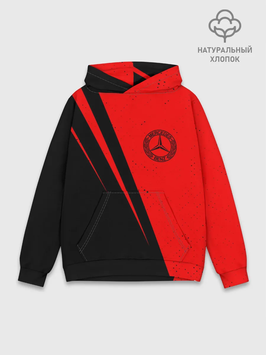 Худи мужской база хлопок / MERCEDES / Мерседес