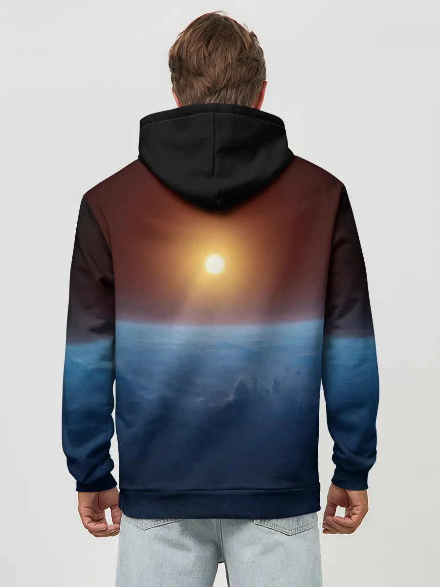 Худи мужской база хлопок / Звезда по имени солнце