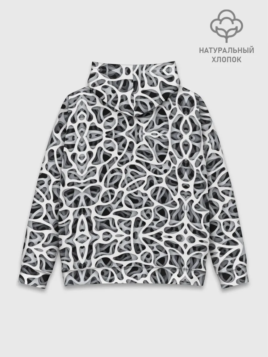 Худи мужской база хлопок / Абстракция