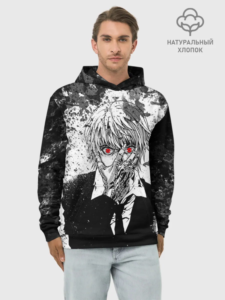 Худи мужской база хлопок / KURAPIKA