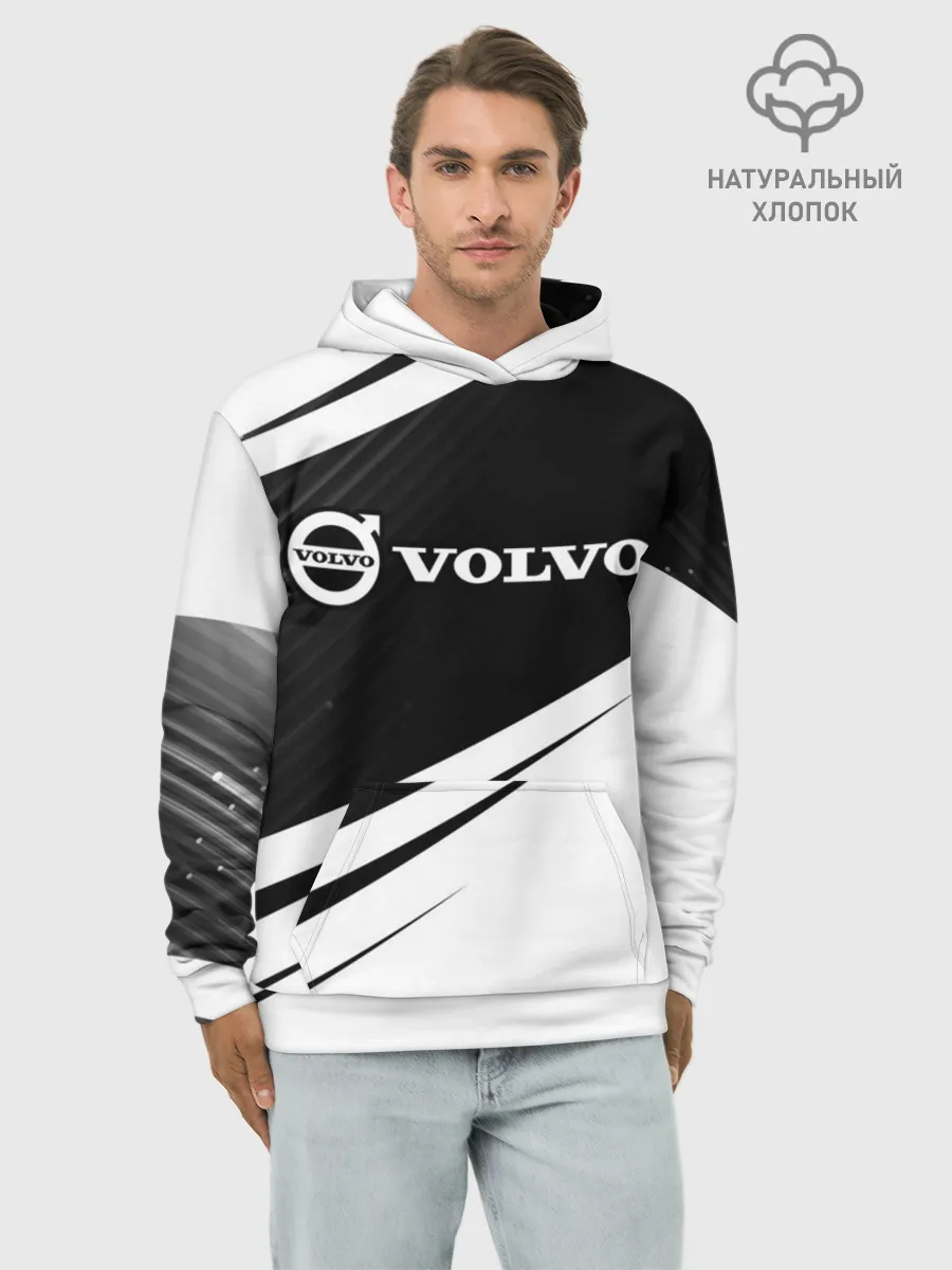 Худи мужской база хлопок / VOLVO / Вольво