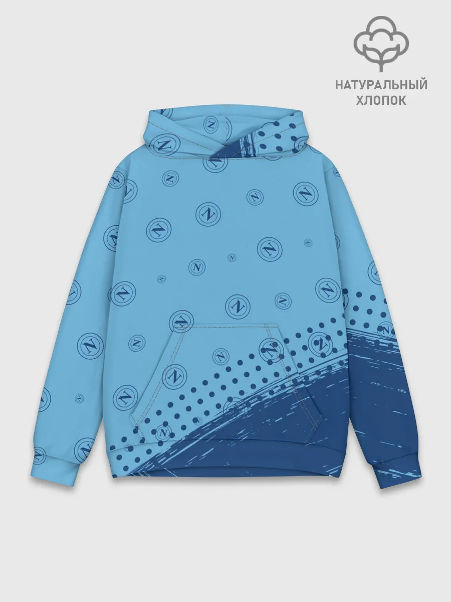 Худи мужской база хлопок / SSC NAPOLI / Наполи
