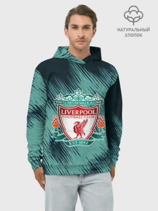 Худи мужской база хлопок / LIVERPOOL