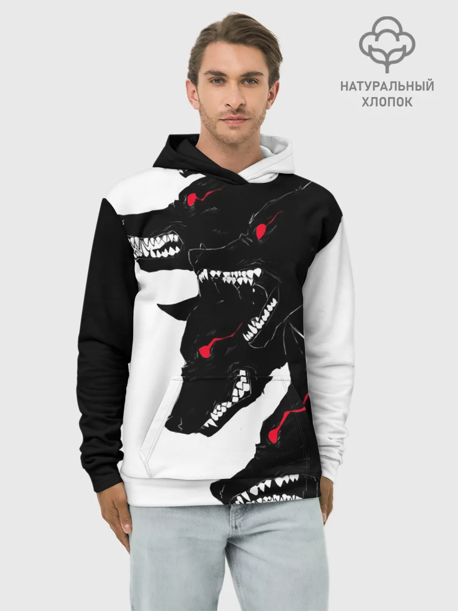Худи мужской база хлопок / Gluttony