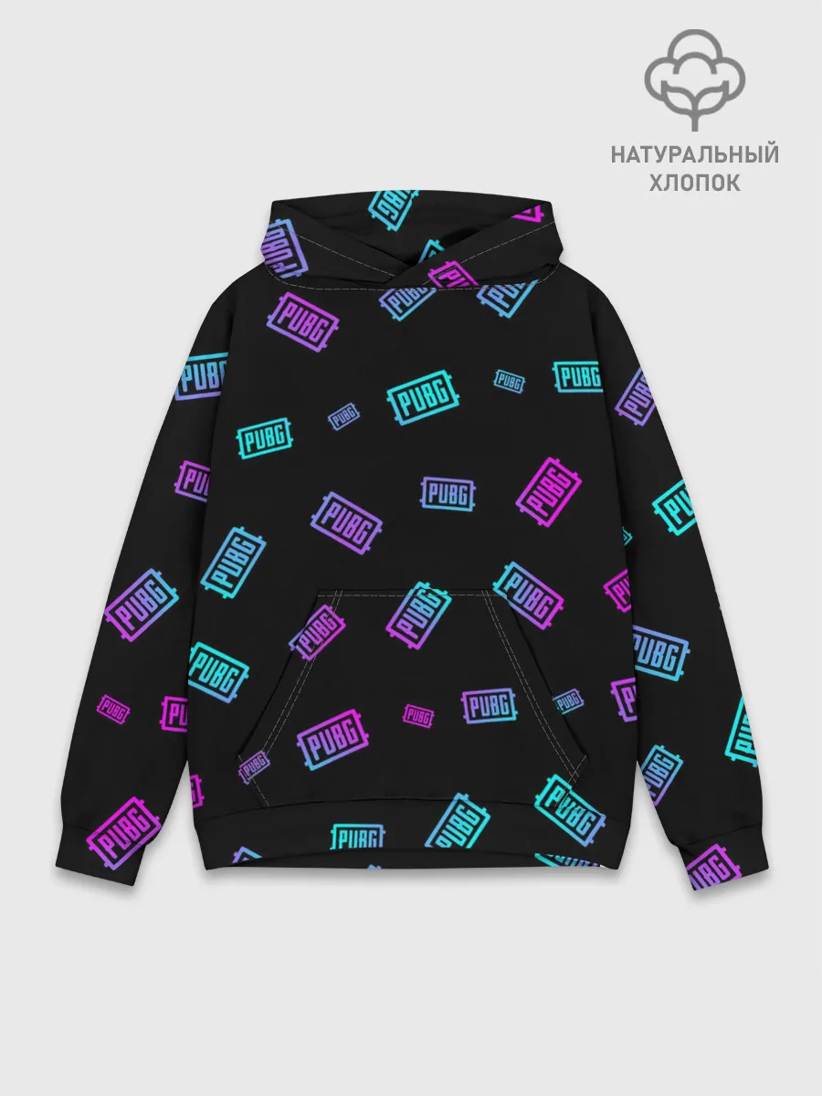 Худи мужской база хлопок / PUBG / ПАБГ