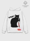 Худи мужской база хлопок / What Cat