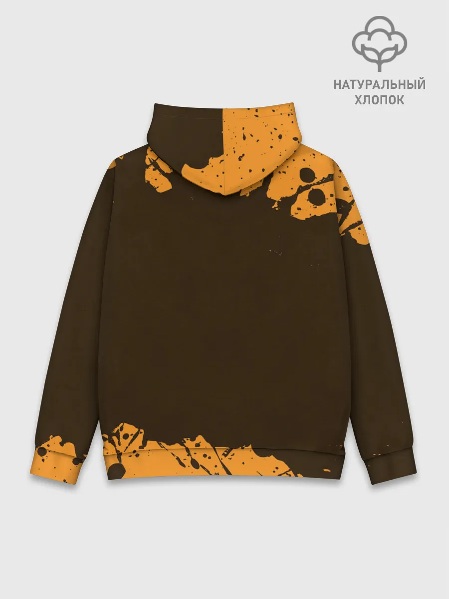 Худи мужской база хлопок / КОТ - FLUFF OFF / Отвали