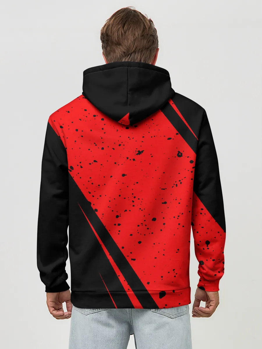 Худи мужской база хлопок / AC MILAN / МИЛАН