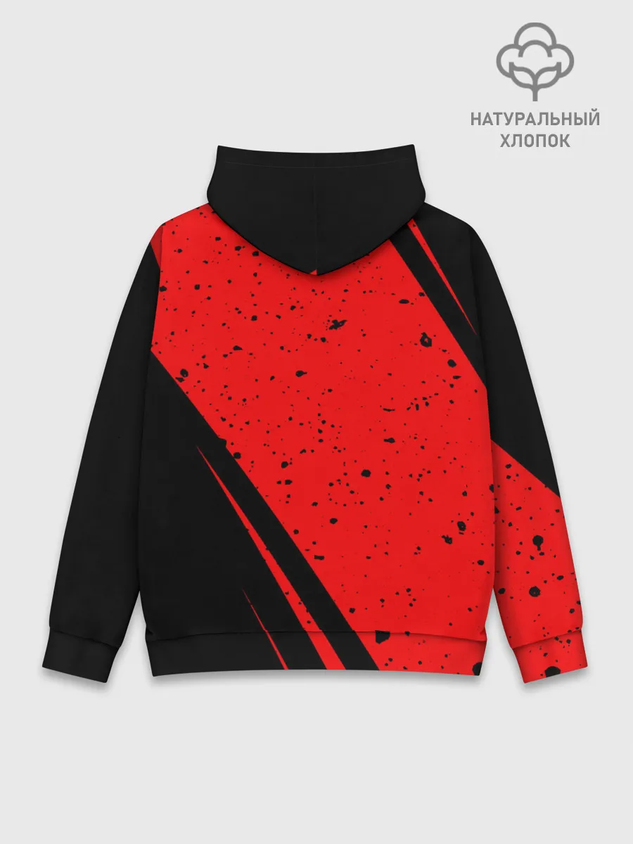 Худи мужской база хлопок / AC MILAN / МИЛАН