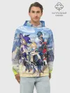 Худи мужской база хлопок / GENSHIN IMPACT
