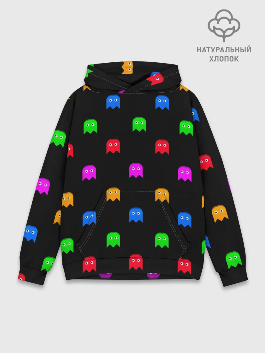 Худи мужской база хлопок / Пакмен