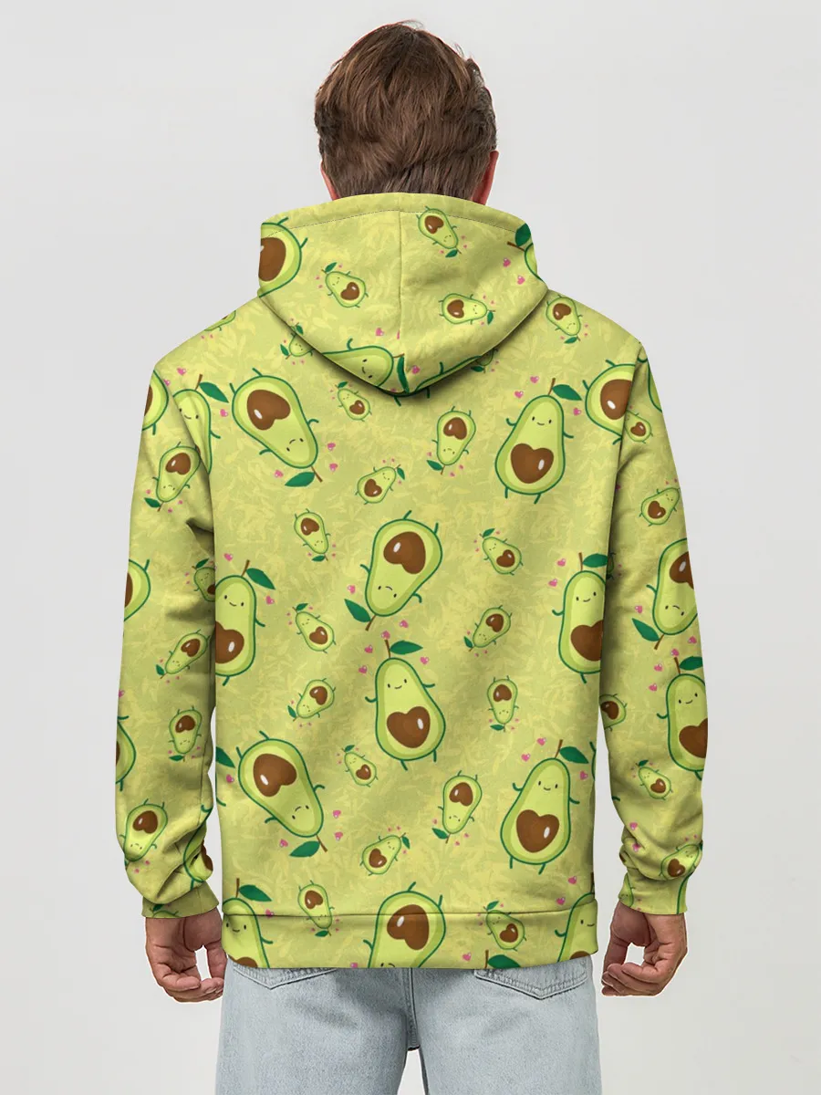 Худи мужской база хлопок / Милашка авокадик