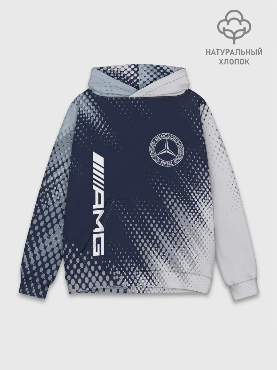 Худи мужской база хлопок / MERCEDES / Мерседес