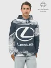 Худи мужской база хлопок / LEXUS / ЛЕКСУС