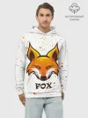 Худи мужской база хлопок / FOX