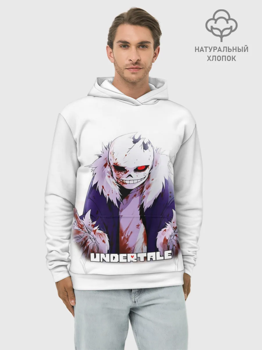 Худи мужской база хлопок / UNDERTALE