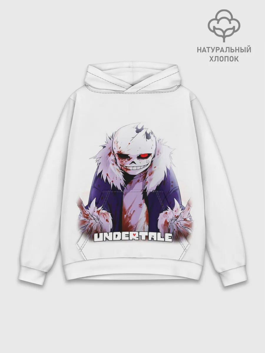Худи мужской база хлопок / UNDERTALE