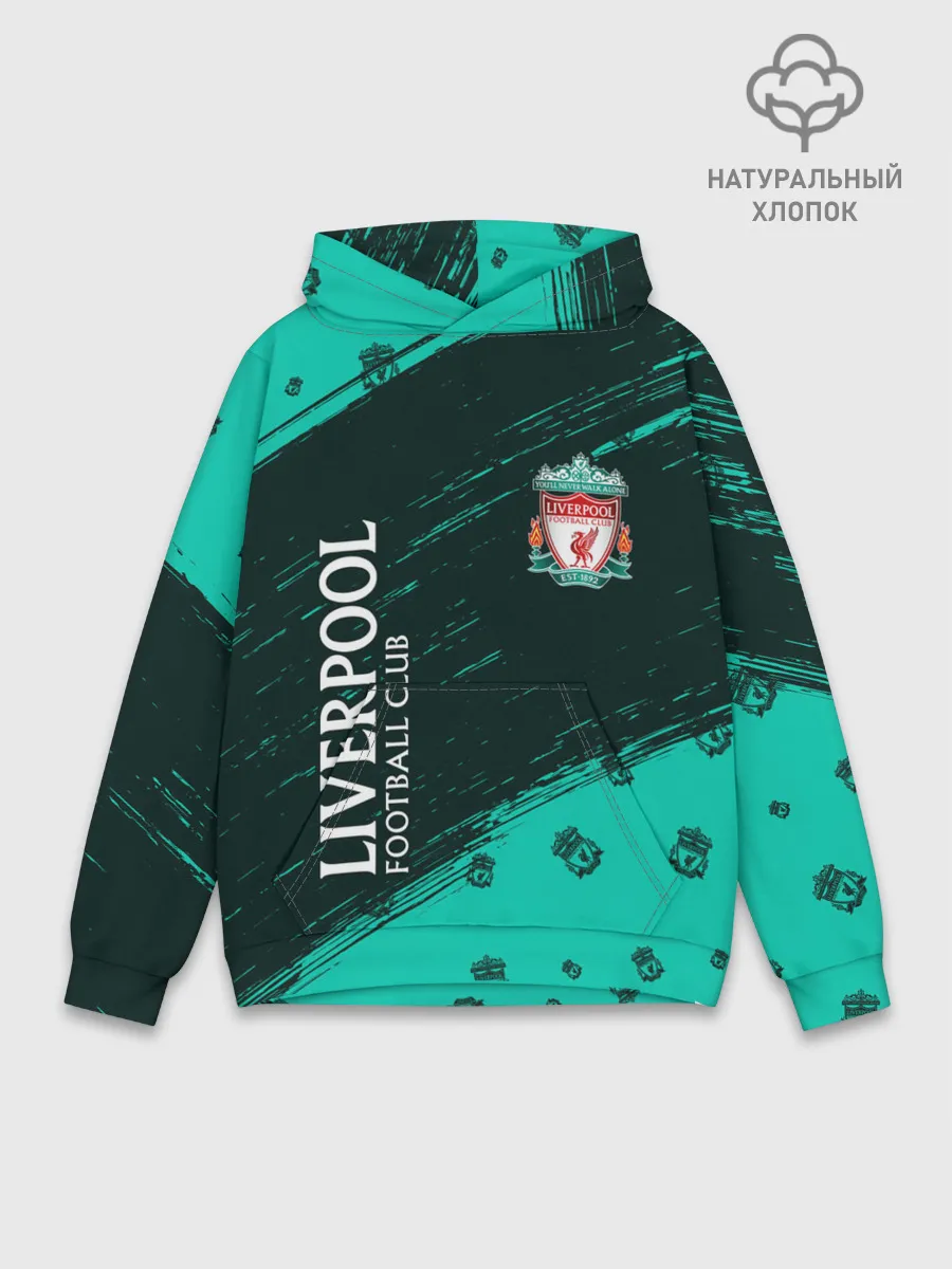 Худи мужской база хлопок / LIVERPOOL / Ливерпуль