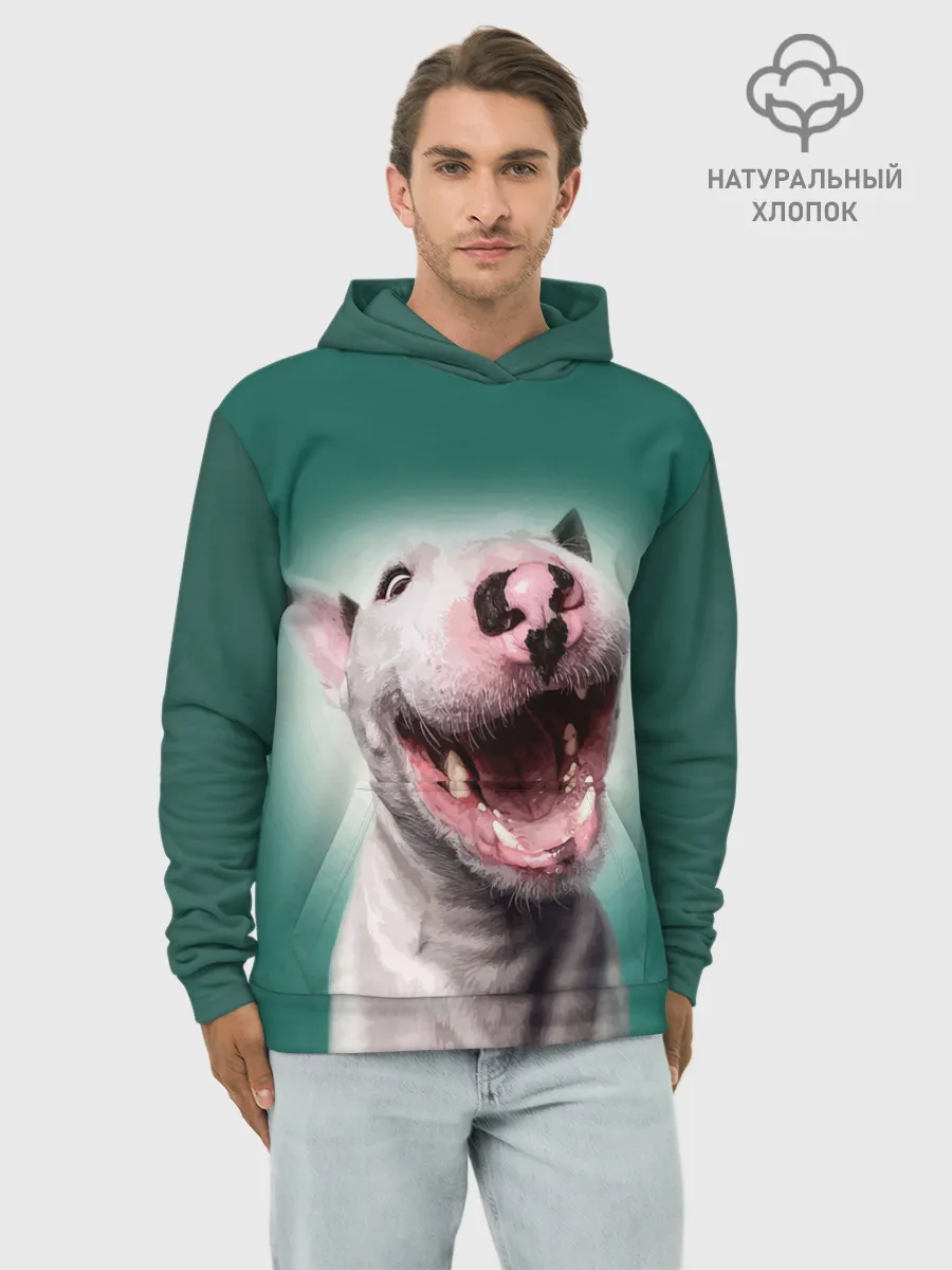 Худи мужской база хлопок / Bully