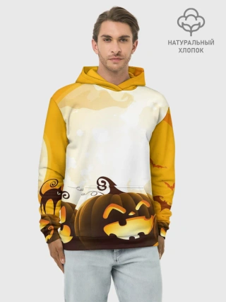 Худи мужской база хлопок / Тыквы