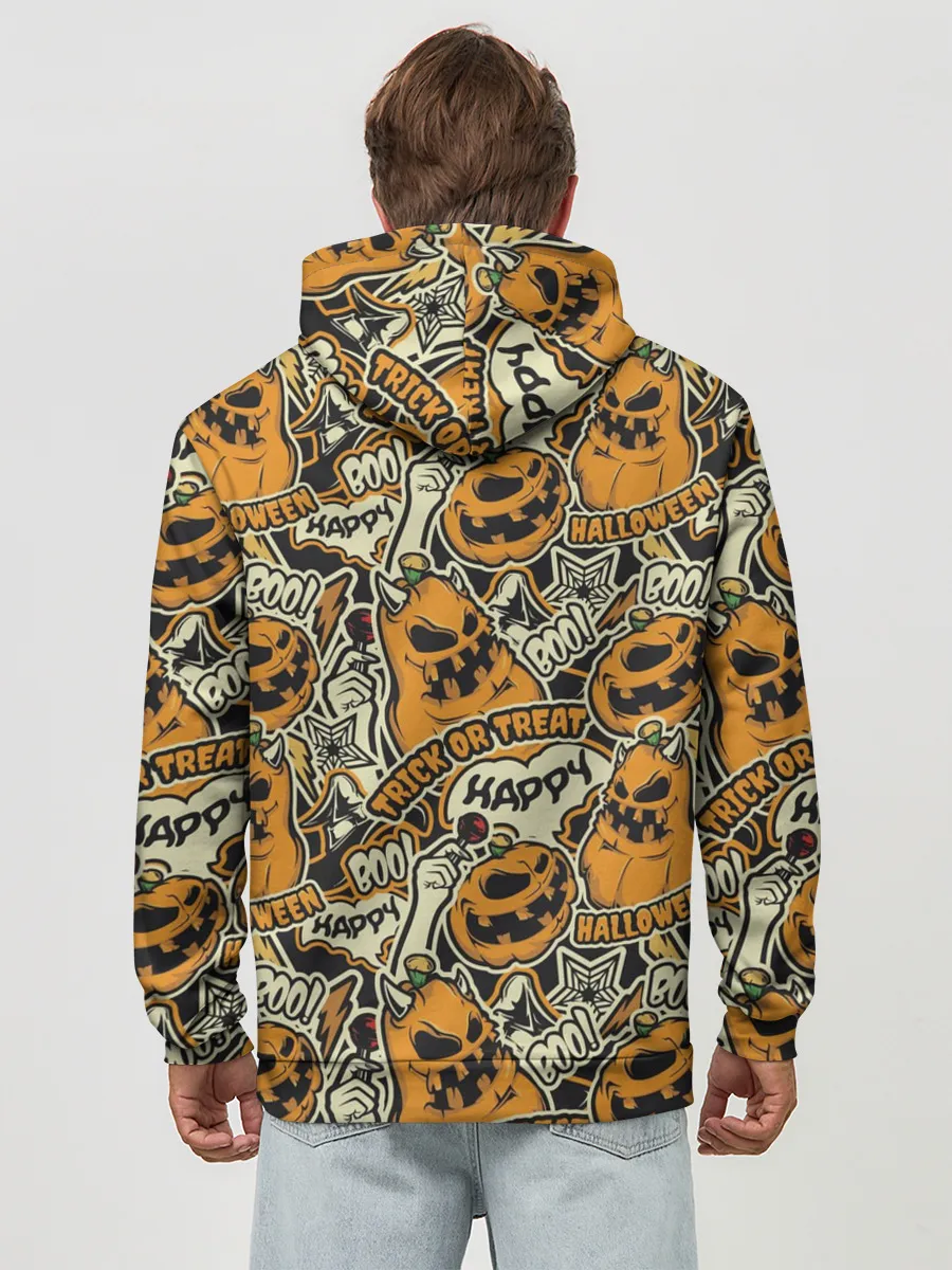 Худи мужской база хлопок / Хэллоуин