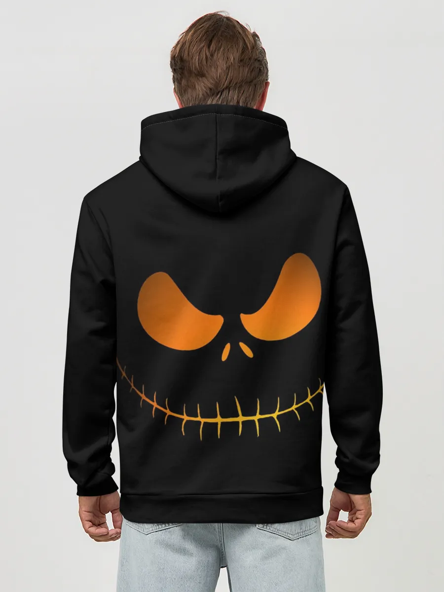 Худи мужской база хлопок / Зловещая улыбка