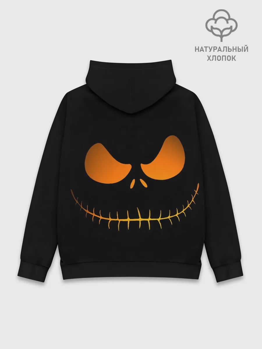 Худи мужской база хлопок / Зловещая улыбка