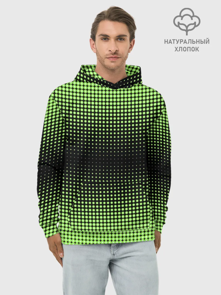 Худи мужской база хлопок / Симметрия