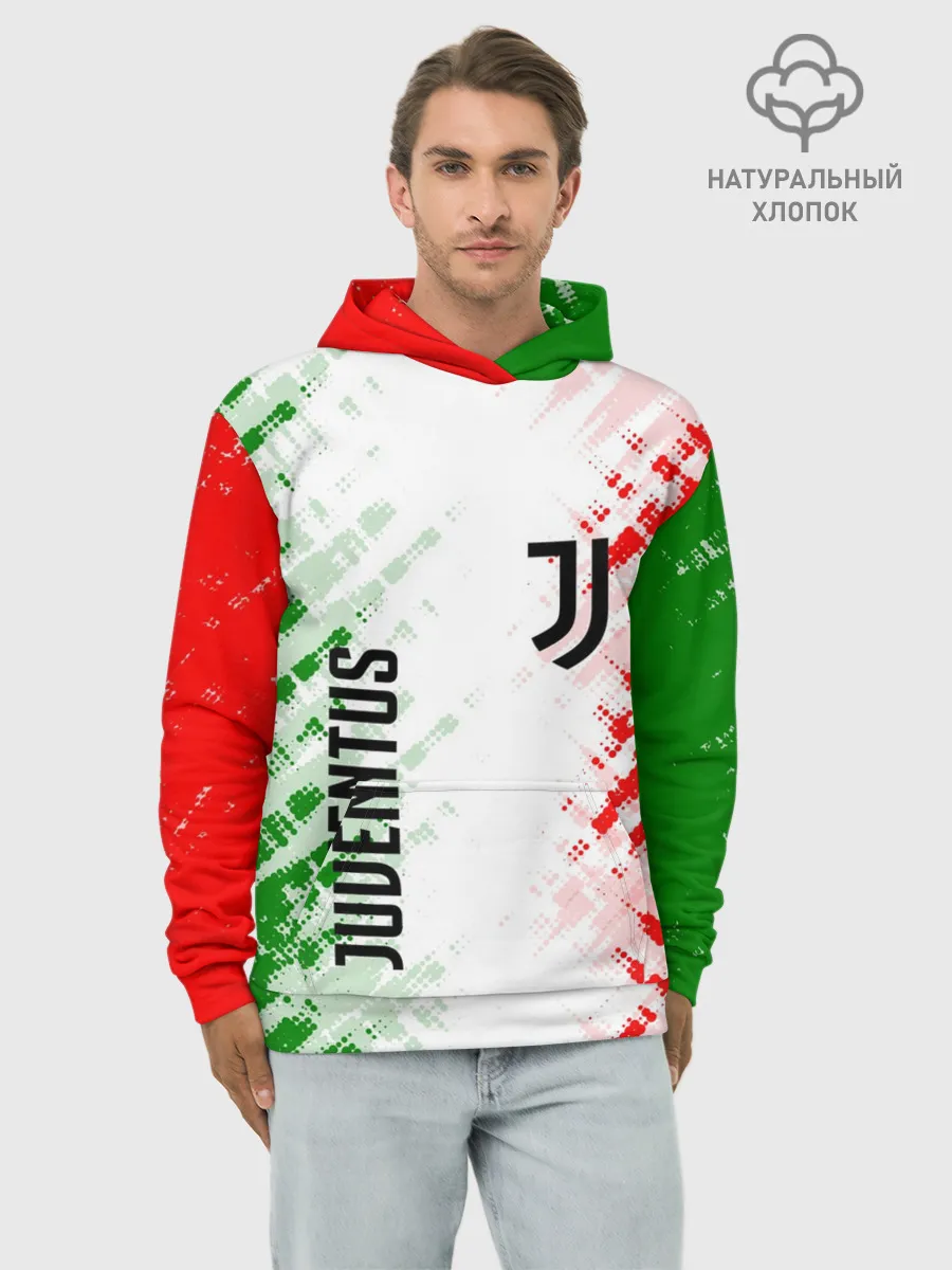 Худи мужской база хлопок / JUVENTUS