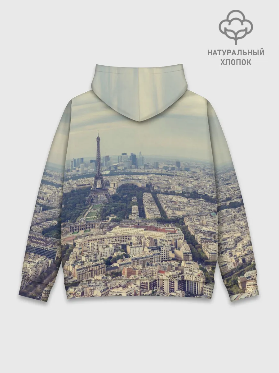 Худи мужской база хлопок / Париж