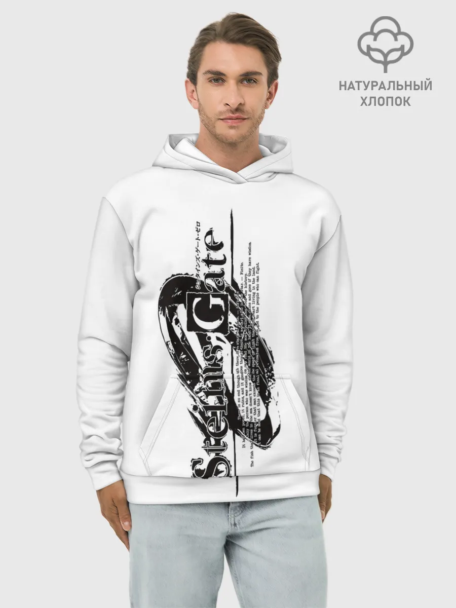 Худи мужской база хлопок / Врата Штейна / Steins Gate