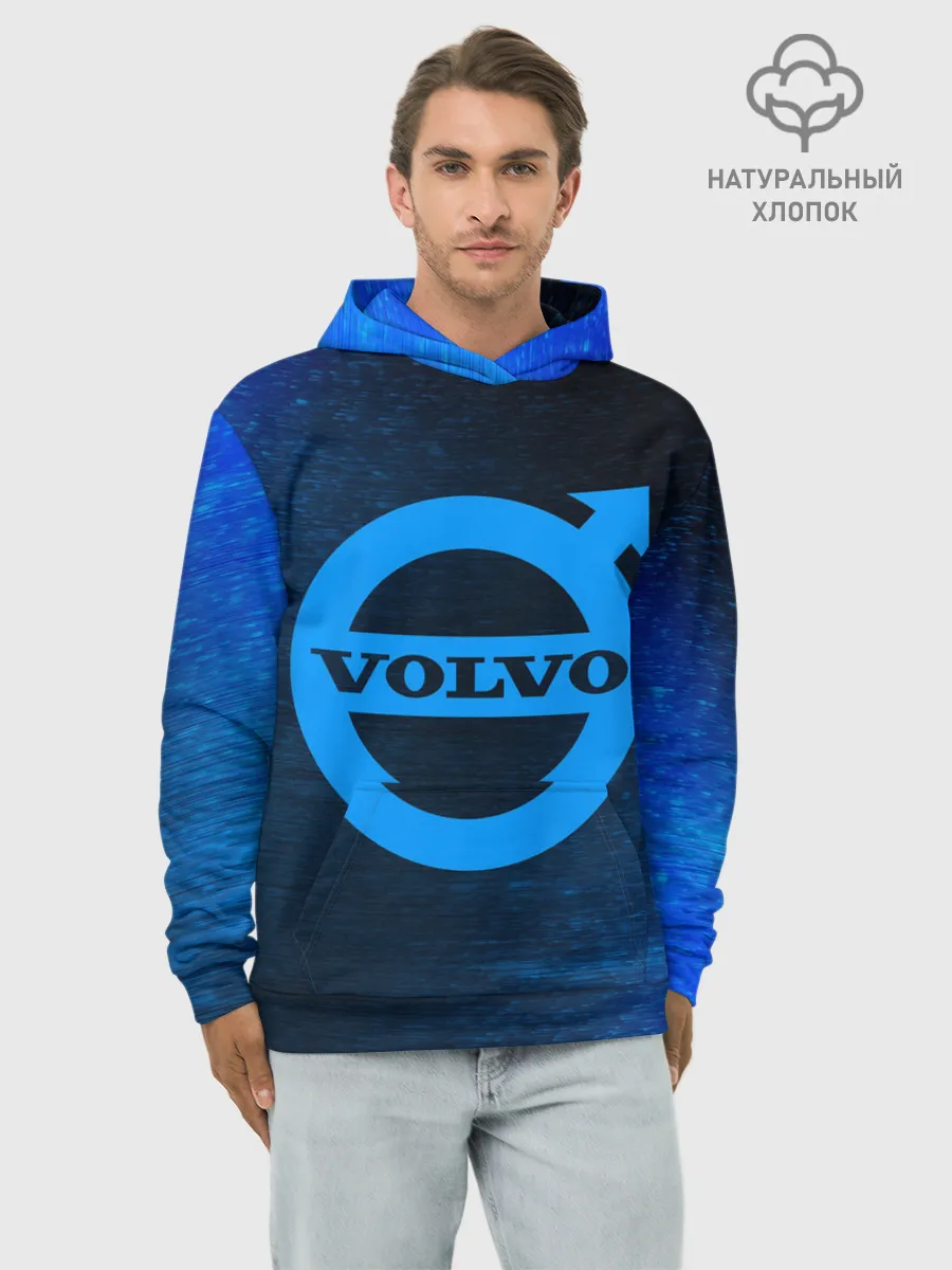 Худи мужской база хлопок / VOLVO / Вольво