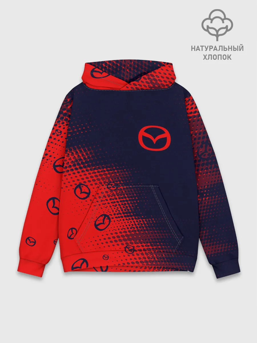 Худи мужской база хлопок / MAZDA / Мазда