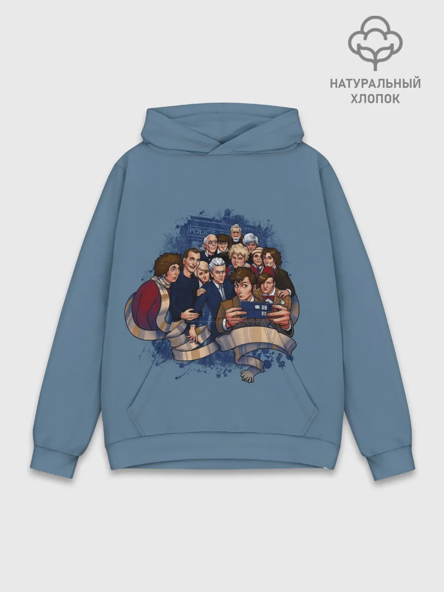 Худи мужской база хлопок / 13 докторов кто