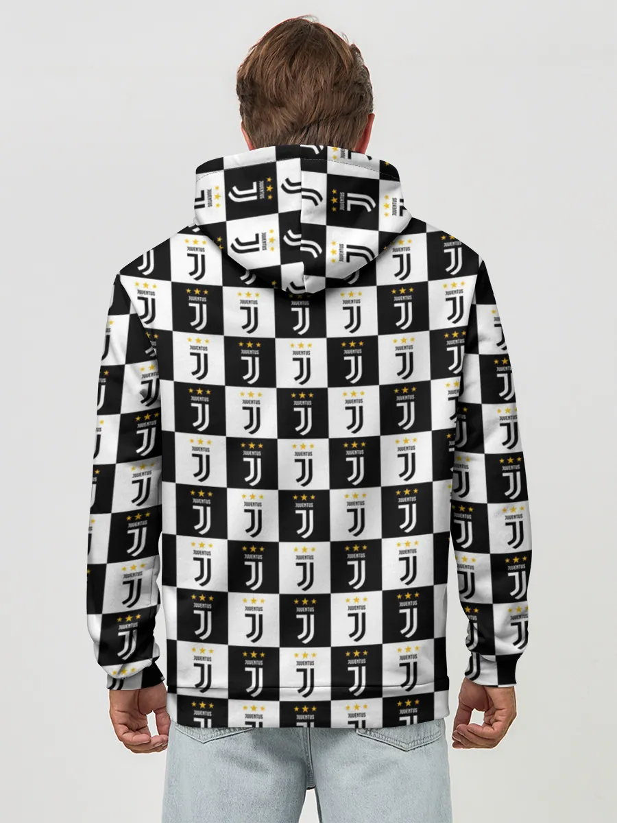 Худи мужской база хлопок / JUVENTUS