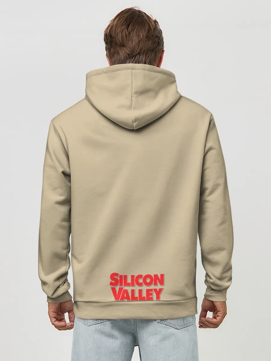 Худи мужской база хлопок / Силиконовая долина