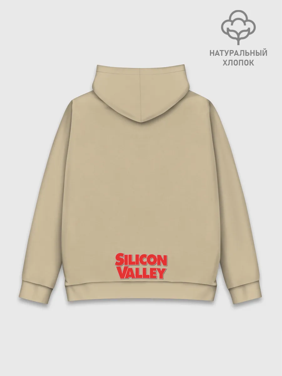 Худи мужской база хлопок / Силиконовая долина