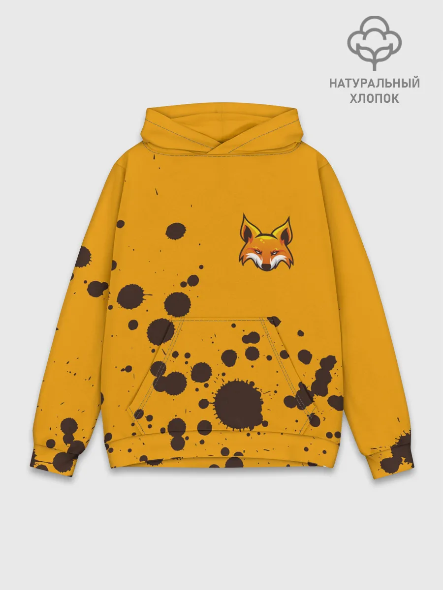 Худи мужской база хлопок / FOX