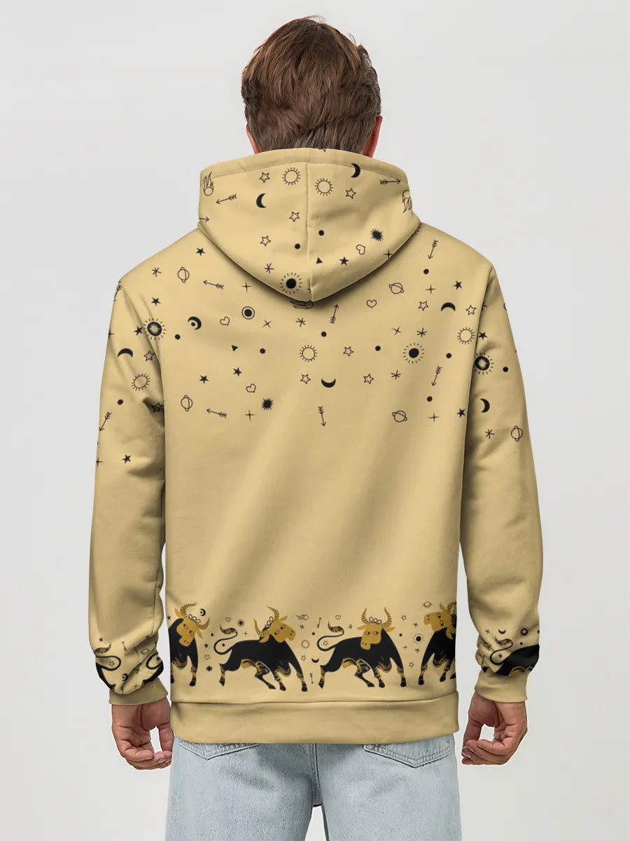 Худи мужской база хлопок / год быка