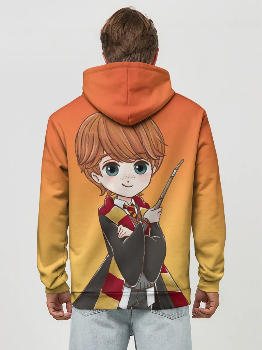 Худи мужской база хлопок / Рон Уизли