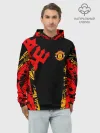 Худи мужской база хлопок / Manchester United | Red Devils