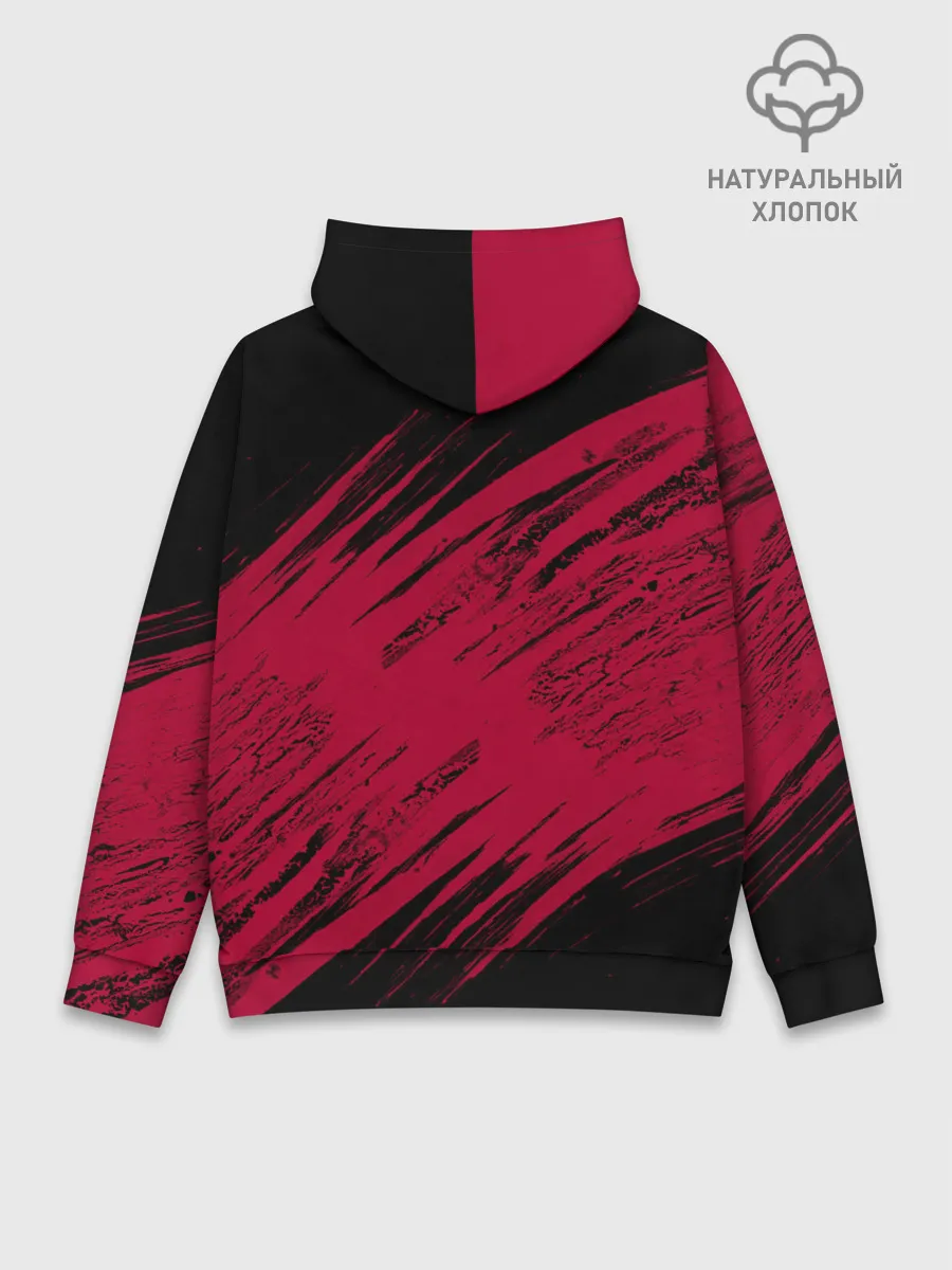 Худи мужской база хлопок / Чикаго Буллз