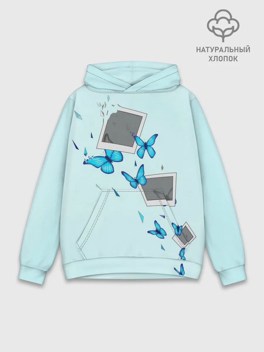 Худи мужской база хлопок / Live Is Strange