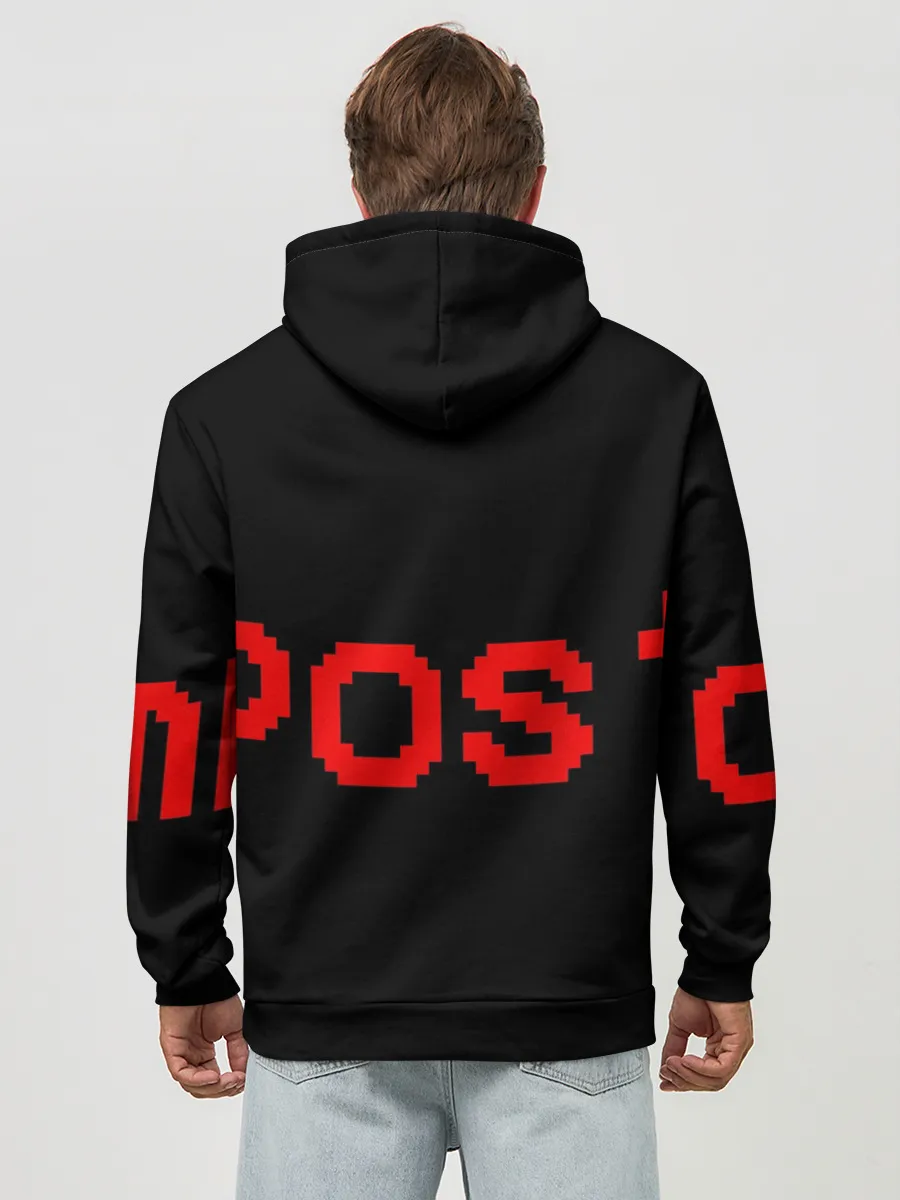 Худи мужской база хлопок / Among Us IMPOSTOR