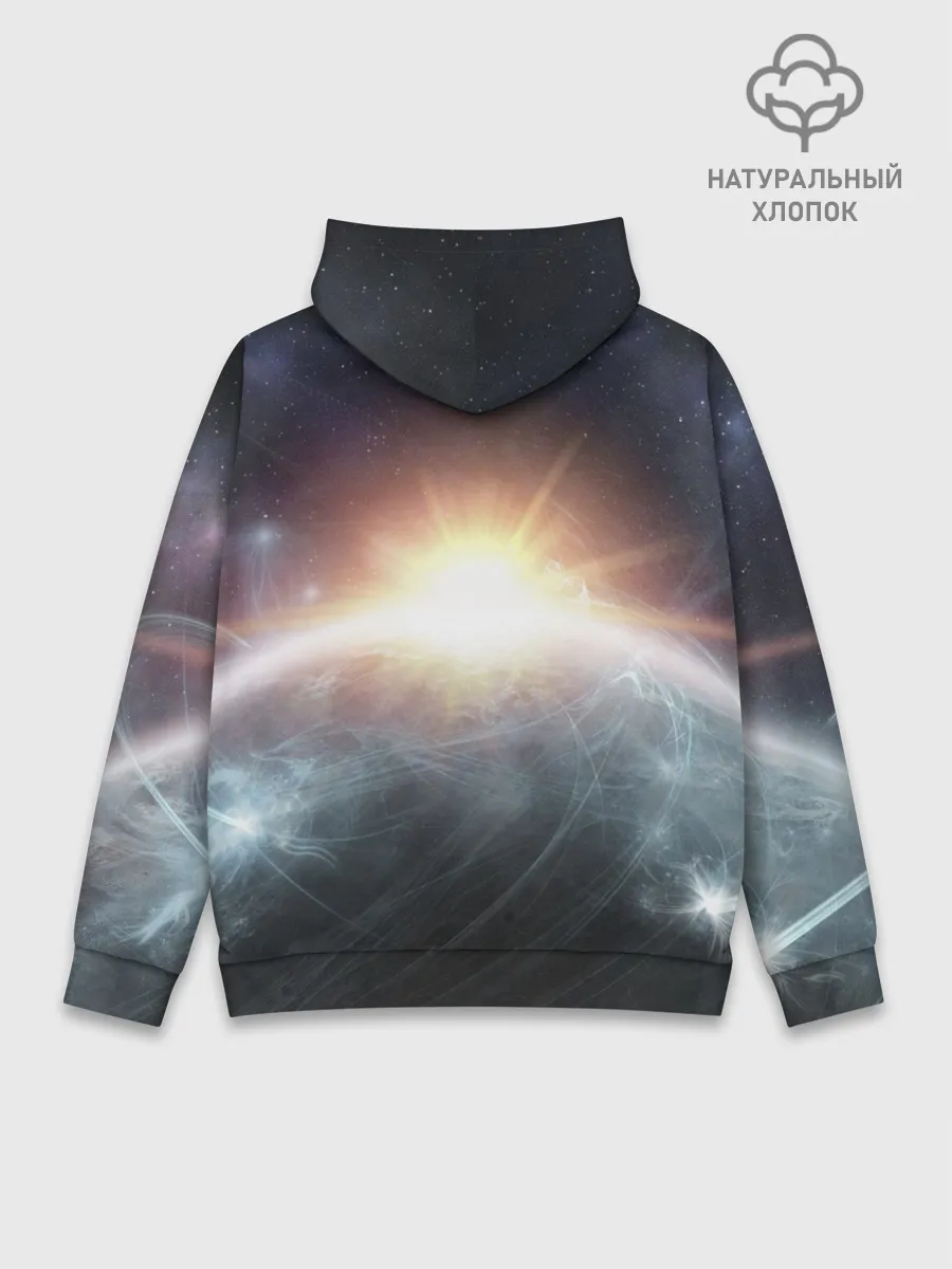 Худи мужской база хлопок / Космос