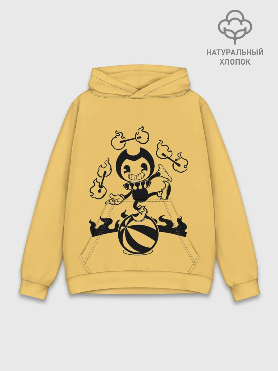Худи мужской база хлопок / Bendy And The Ink Machine