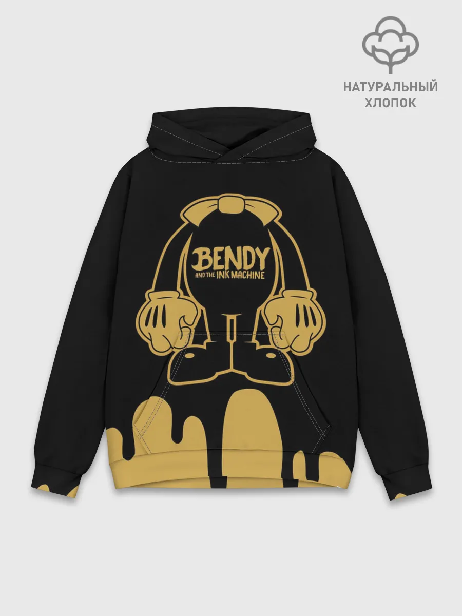 Худи мужской база хлопок / Bendy And The Ink Machine
